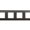 Dante Ramka Poczwórna Tworzywo Lakierowane Grafit 456084