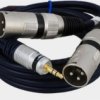 Kabel Przyłącze 2X Wtyk Xlr/Wtyk Jack 3.5 Stereo Mk32/A /1,0M/