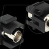 86351 Keystone module BNC socket > BNC socket, black