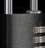 YE3CB/38/131/1/BK Combination lock, aluminium, 4-digit numerical sequence, 38 mm