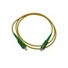 Patchcord światłowód 9/125 10m SM SC APC FTTH zielony-zielony