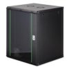 Szafa Sieciowa Wisząca Dynamic 19 16U Rack 600X600, Drzwi Szyba, Czarny,...