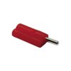 Schnepp F 2020-RD Banana Plug Straight 2mm Pin Red 1 piece Longitudinal Socket