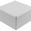 PC enclosure, (L x W x H) 180 x 180 x 90 mm, light gray (RAL 7035), IP68, 1554WA2GY