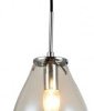 Lampa wisząca FONDI zwis z szklanym kloszem w kształcie łezki LP-1214/1P Light Prestige