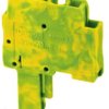 Plug, spring balancer connection, 0.08-4.0 mm², 1 pole, 24 A, 6 kV, yellow/green, 3043213
