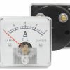 Miernik analogowy amperomierz kwadratowy 8A z bocznikiem