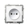 SONATA Gniazdo pojedyncze bez uziemienia białe GP-1R/m/00 OSPEL