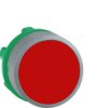 Pushbutton, unlabeled, unlit, groping, waistband round, red, front ring light gray, mounting Ø 22 mm, ZB5AA4C0