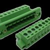 Szybkozłączka przelotowa na panel 8 pin 3,81mm raster