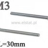 Śruba M3x30mm (+) i podkładka x2 walcowy; zestaw