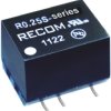 Przetwornica DC-DC, 0.25W, Uwe 21,6 → 26,4 V DC, Uwy 12V dc, Iwy 21mA, Recom