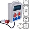 Rozdzielnica budowlana R-BOX IP44 przenośna Wyposażona + 5P/32A + 5P/16A + 3x2P+Z/250V + wtyk 32A/5P PAWBOL