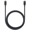 Satechi ST-YTB100K Thunderbolt cable Thunderbolt™ 4 USB-C® 1.00 m Black, Silver