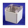 Hammond 1554EE2GYCL Watertight Polycarbonate Enclosure, Clear Lid 90 x 90 x 90