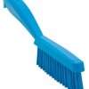 Szczotka do szorowania, dł. włosia: 33mm, Wysoka twardość, Niebieski, PET, zastosowanie: Przemysł spożywczy,