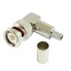 Wtyk BNC kątowy zaciskany na przewód koncentryczny RG59