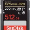 SanDisk Extreme PRO SDXC 512 GB Class 10 UHS-I odporny na wstrząsy, wodoszczelny