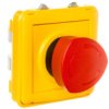 Plexo55 Wyłącznik Awaryjny Obrotowy Szary/Żółty 069549
