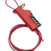 Blokada Urządzenia do blokowania kabli Brady Czerwony zamki: 4