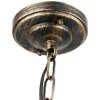 Lampa Ogrodowa Wisząca Zewnętrzna E27 LATARNIA Patyna BELLIS LUMILED