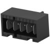 Pin header, 5 pole, pitch 5 mm, straight, black, 521383-5