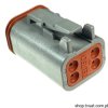 DT06-4S-COMPLETE To-Wire 4 Housing for Male TO-WIRE DEUTSCH