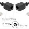 66023 Passive PoE Adapter Set RJ45 DC 5.5 x 2.1 mm