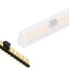Pin header, 30 pole, pitch 2.54 mm, angled, black, SL10SMD07830GBSM