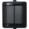 BRYZA Łącznik natynkowy świecznikowy IP54 czarny 180905