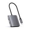 Satechi ST-UC4PHM USB-Hub 4 porty USB-C® USB 3.0 5 GBit/s z wtyczką USB-C szary ST-UC4PHM
