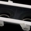 2015 Recessed ceiling ring, 2x GU10, angular, swivel, white / black,