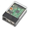 Obudowa Raspberry Pi Model 3B+/3B/2B i nakładek Pi Hat z klapką - czarna