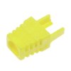 Odgiętka wtyku RJ45 8P8C Ethernet, żółta, do przewodu sieciowego