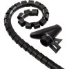Hama 220998 Spiral cable wrap Plastic Black Flexible 2.5cm x 200cm 1 pc