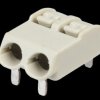 2060-1402/998-404 THR-pcb-terminal, 2-pole, RM 4 mm, white