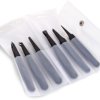 ESD carbon fiber tweezers kit (6 tweezers), uninsulated, antimagnetic, plastic, 115 mm, K6PICF