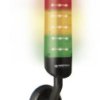 Kolumna sygnalizacyjna czerwona/żółta/zielona światło stałe 24V DC LED/dźwiękowa CleanSIGN 695.300.55