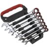 Sealey AK63941 Ratchet Combination Spanner Set 7pc Metric