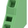 PCB terminal, 2 pole, pitch 5.08 mm, AWG 24-12, 17.5 A, spring-clamp connection, green, 1905023
