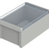 PC enclosure, (L x W x H) 271 x 170 x 120 mm, light gray (RAL 7035), IP66, 96026365