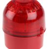 Zestaw sygnalizatorów akustycznych i lamp sygnalizacyjnych 17→ 60 V DC Czerwony DC Montaż ścienny 106dB