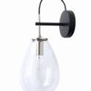 Kinkiet dekoracyjny FONDI z szklanym kloszem do salonu LP-1214/1W Light Prestige