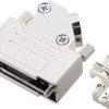 encitech 6560-0706-12 Obudowa złącza D-SUB D45ZK15HI-K, metal, 45 °, 1 szt.