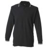 NEW MARSIGLIA BLACK POLO M/LUNGA