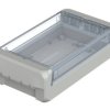 Bopla B 140804 PC-V0-G 7035 (96023145) - obudowa uniwersalna z przezroczystą pokrywą (151 x 80 x 40 mm)