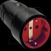 913.174 Rubber couplings, type F – CEE 7/3, 16 A, black