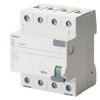 RCCB, Typ F, 4-biegunowy, 40A, 30mA, Siemens, 5SV3 SENTRON 400V ac