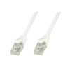 Kabel krosowy Patchcord U/UTP Cat6 1,5M Biały 100 Miedź ICOC U6-6U-015-WHT