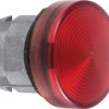 Schneider Electric ZB4BV043S ZB4BV043S Element czołowy dla lampki sygnalizacyjnej. prążkowana soczewka (Ø) 22 mm czerwon